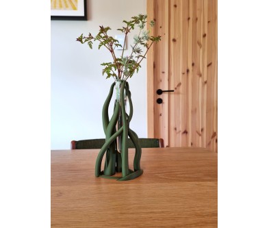 Vase „Entangle Tube"