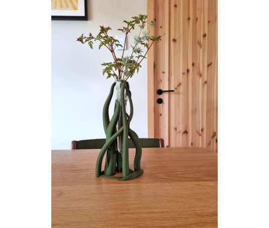 Vase „Entangle Tube"