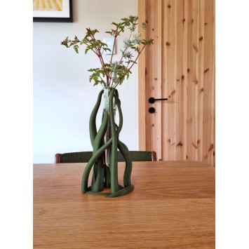 Vase „Entangle Tube"