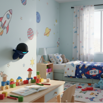 Wandhalterung Space Drone für Amazon Echo Dot 5