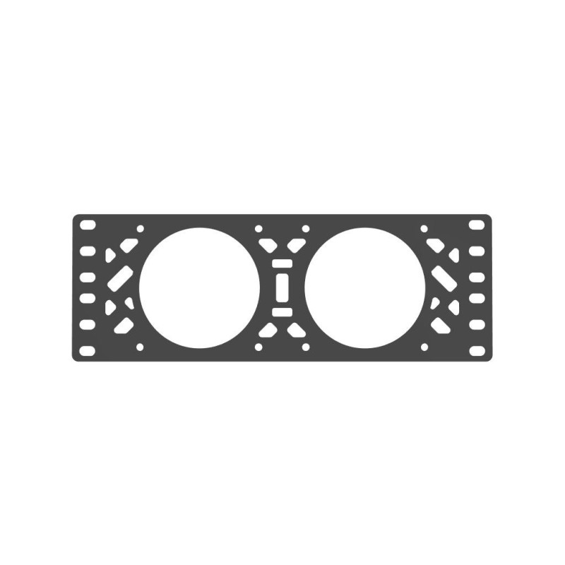 10" Rack 80-mm-Lüfterplatte 10" Rack 80-mm-Lüfterplatte